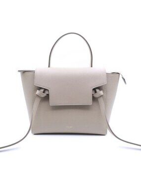 Celine Nano Belt Bag 2-Way Beige Leather Gold